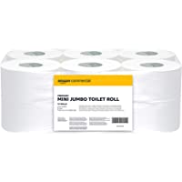 Los mejores  - AmazonCommercial - Rollo de papel higiénico Mini Jumbo de uso profesional- paquete de 12